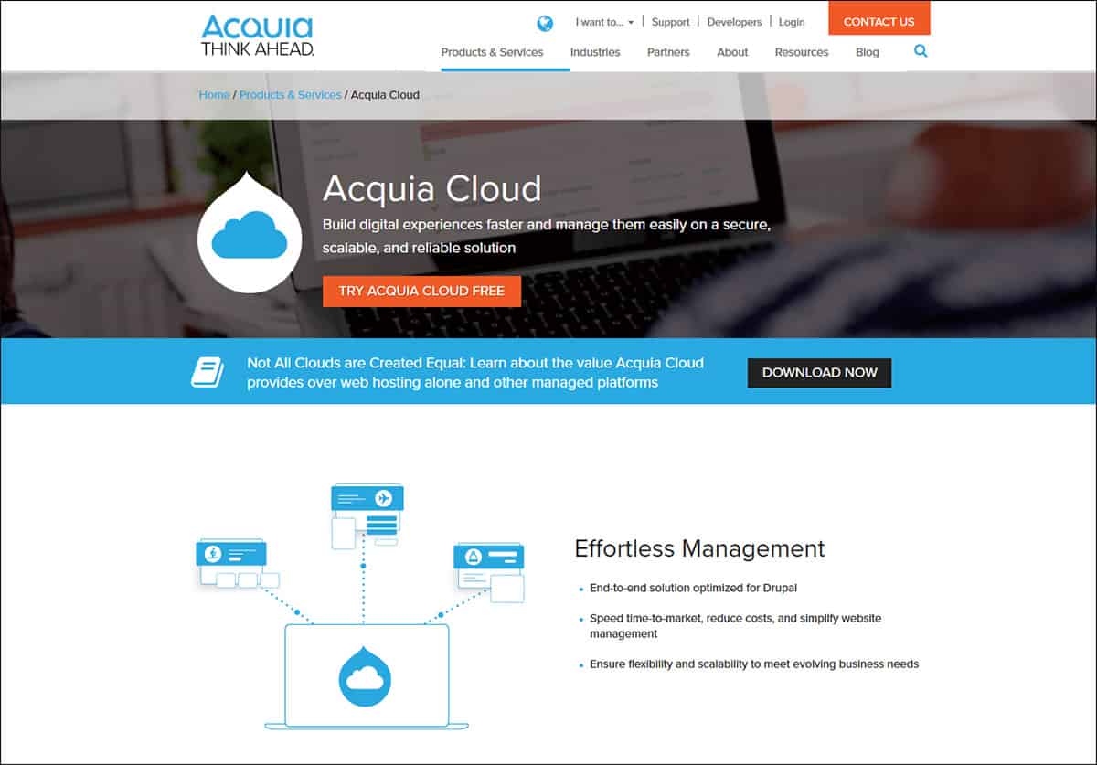 Acquia hosting pro Drupal