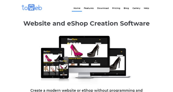 TOWeb - Պատասխանատու կայք և առցանց խանութների ստեղծման ծրագիր