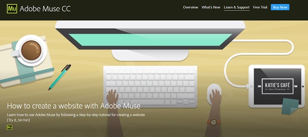 Cách tạo một trang web với Adobe Muse