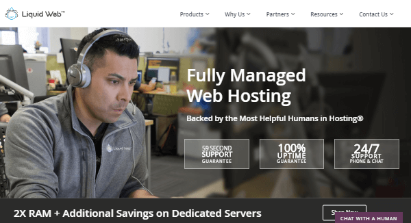 Vloeibare web - ten volle bestuurde hosting vir besigheid