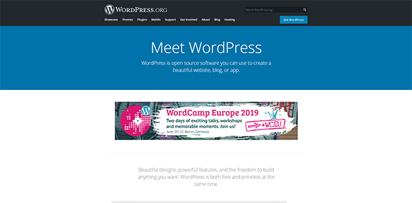 WordPress - CMS อันดับ # 1 ของโลกในการสร้างเว็บไซต์ฟรี
