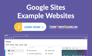 Примеры сайтов Google Sites