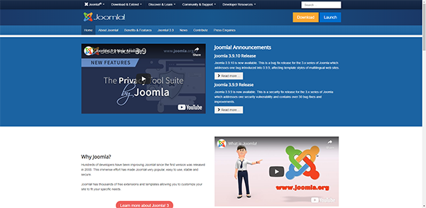 Joomla - หนึ่งในโปรแกรมเว็บไซต์ที่ใช้มากที่สุด