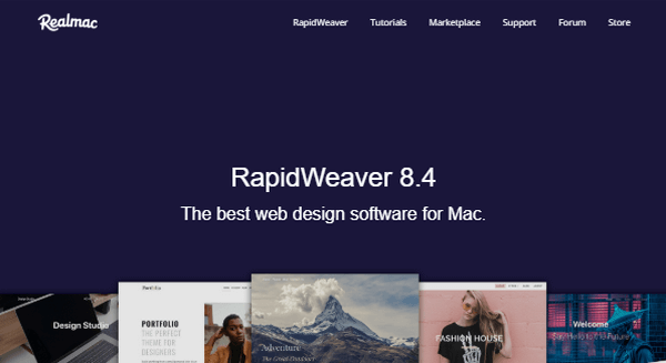 RapidWeaver - лучшее программное обеспечение для веб-дизайна для Mac