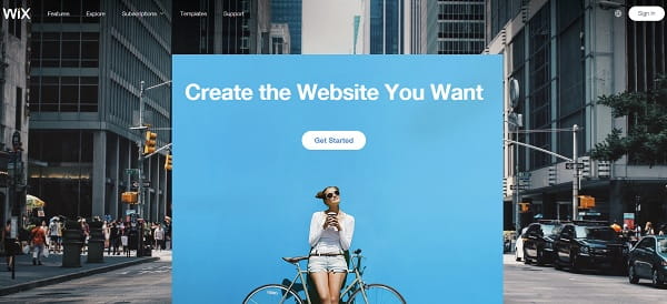 Wix - Trình tạo trang web tốt nhất cho các nhà thiết kế