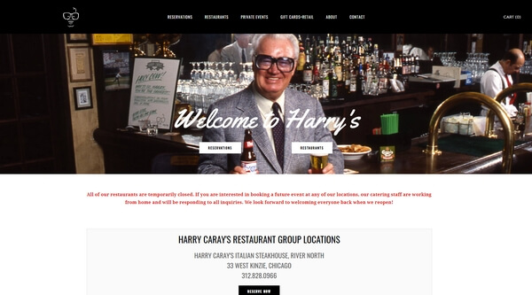 Tập đoàn nhà hàng Harry Caray từ
