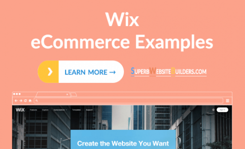 ตัวอย่าง Wix eCommerce