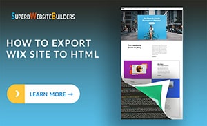 Как экспортировать сайт Wix в HTML