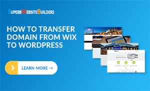 Si të transferoni domenin nga Wix në WordPress