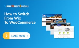 Wix- ից WooCommerce- ի անցում