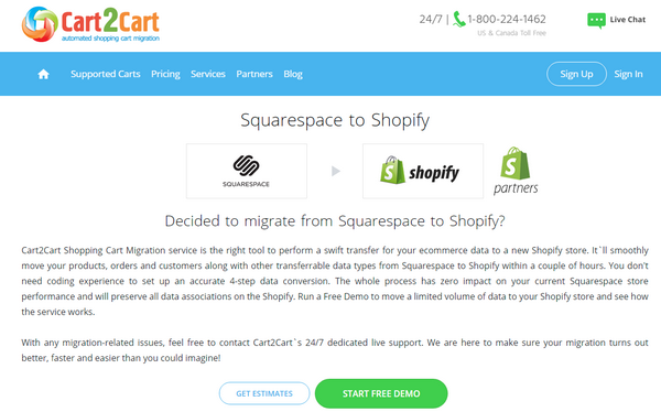 Squarespace To Shopify
