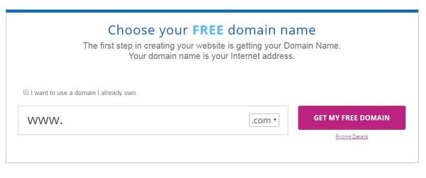 zgjidhni emrin e domain