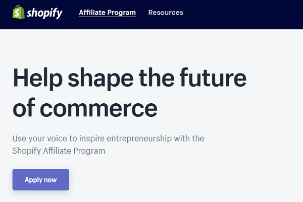Партнерская программа Shopify
