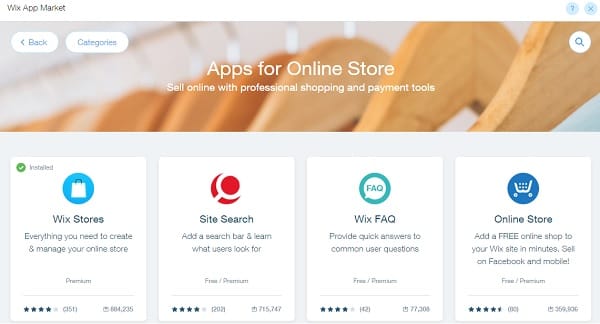 Wix Apps Market - Конструктор сайтов Wix